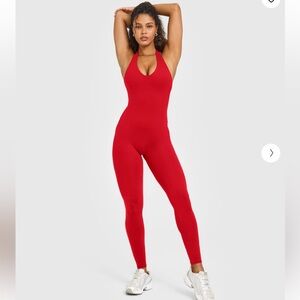 Oner Active Red Halter Neck Soft Motion All In One M
